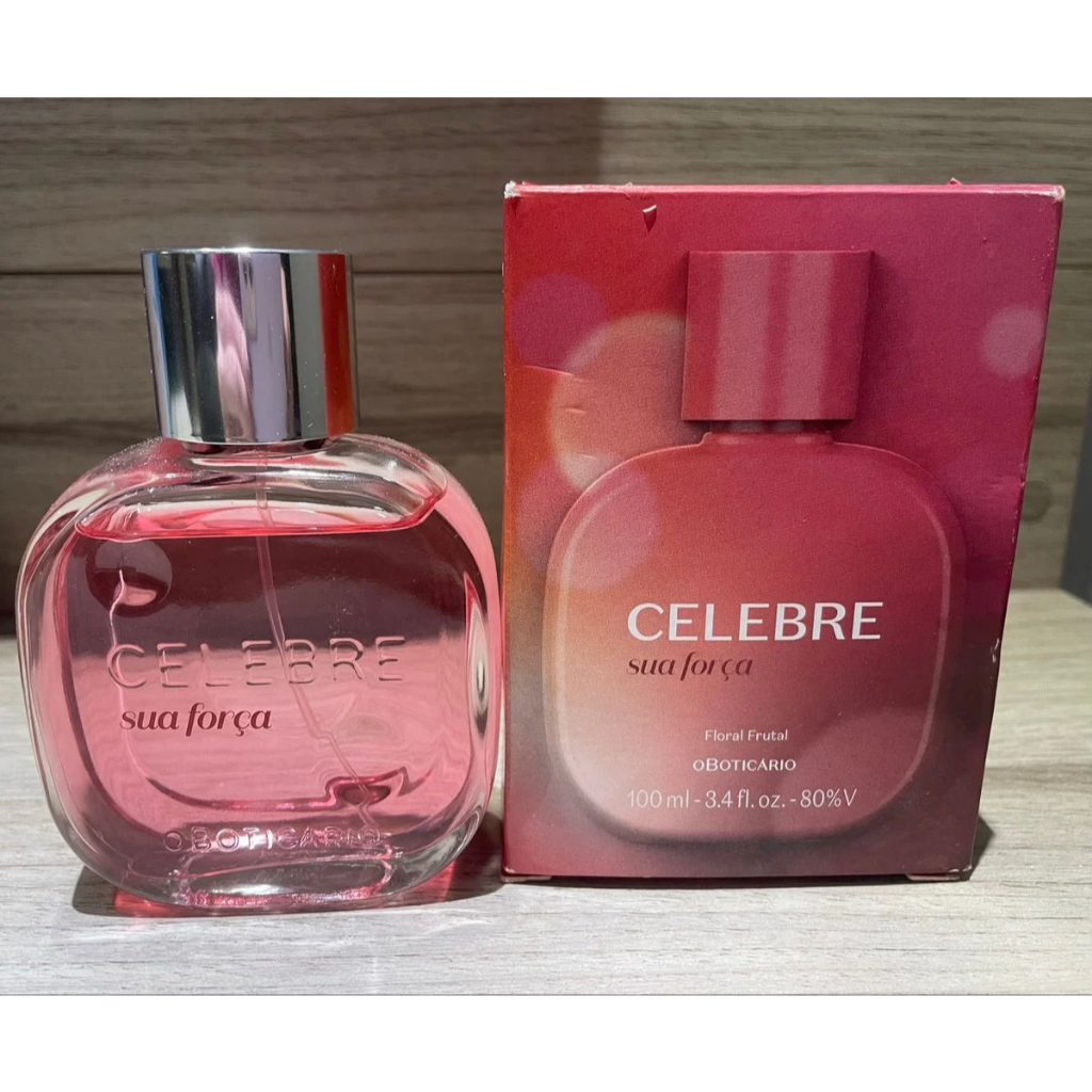 Colônia Celebre Sua Força Feminino 100ml | Shopee Brasil