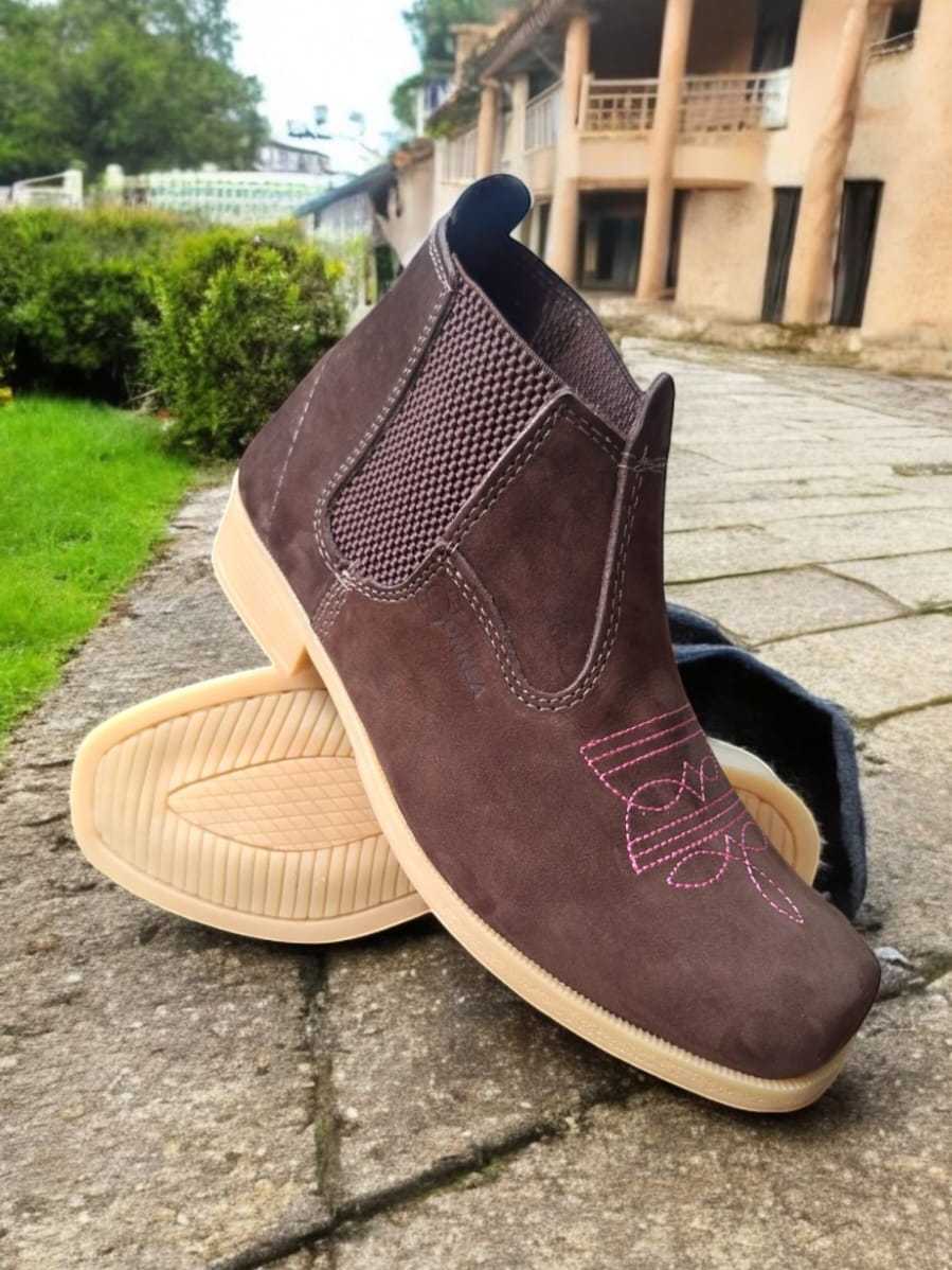Bota Masculina Bota Cano Alto Colada Bota Botina Feminina Country