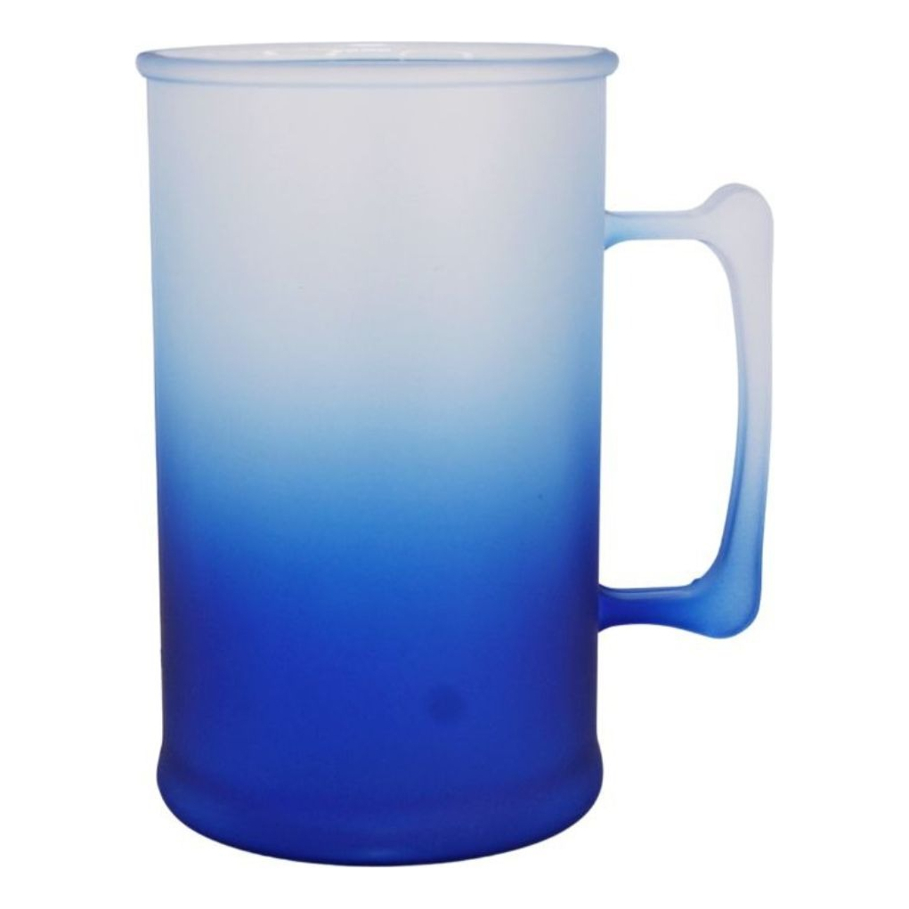 KIT 10 Canecas De Chopp 400ml Acrilico Jateado Fosco Degrade | Shopee ...