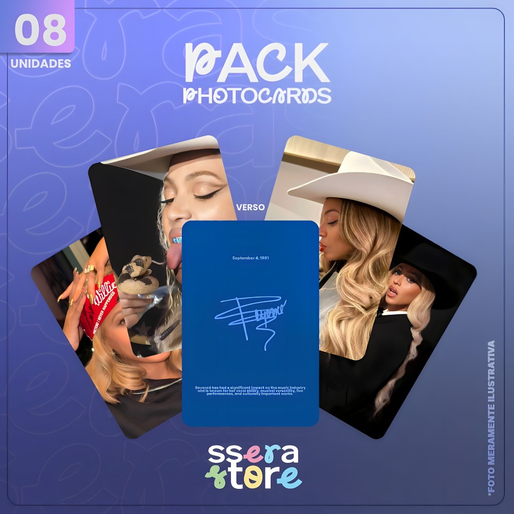 Beyoncé Knowles-Carter Photocards Fanmade | Shopee Brasil