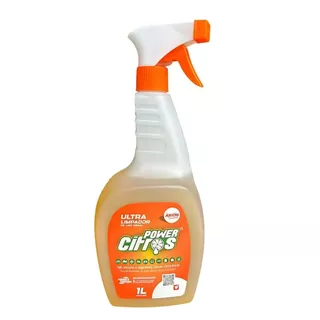 Power Citros Ultra Limpador Desengordurante e Desengraxante 1L COM BORRIFADOR