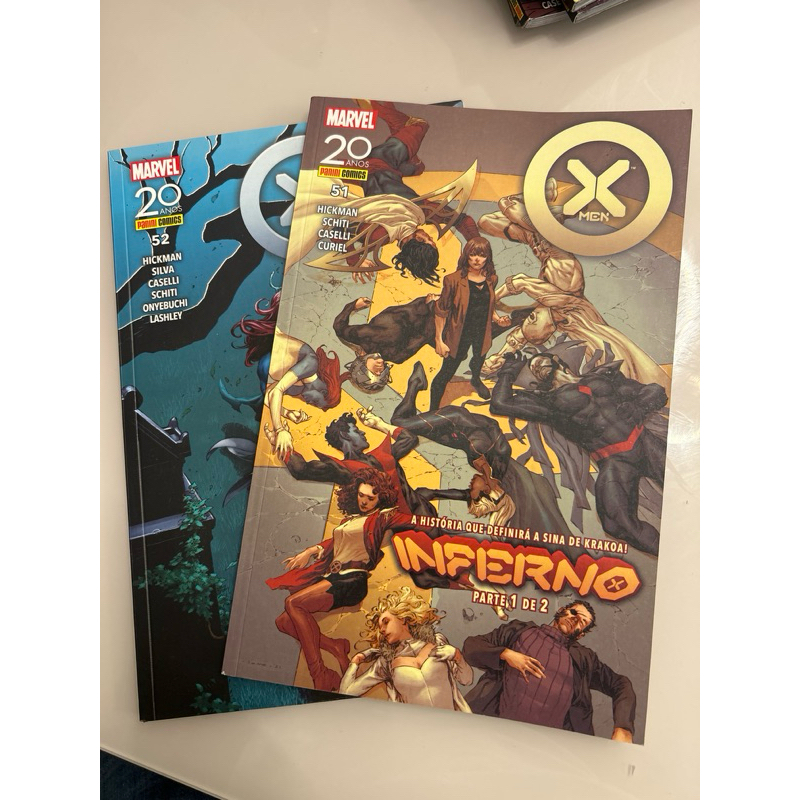 X-Men: Inferno kit com 2 volumes (51 e 52) | Shopee Brasil