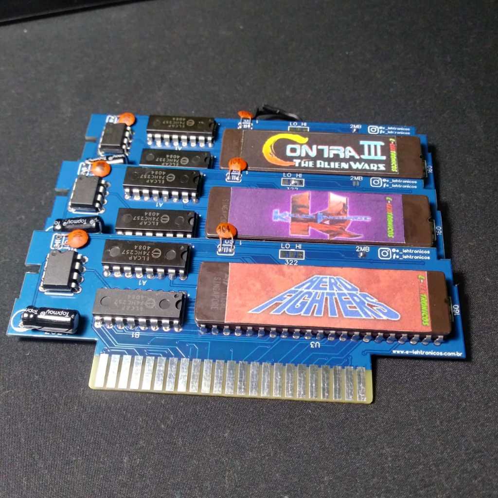 Placa Nova Cartucho Snes Fita Super Nintendo a Sua Escolha