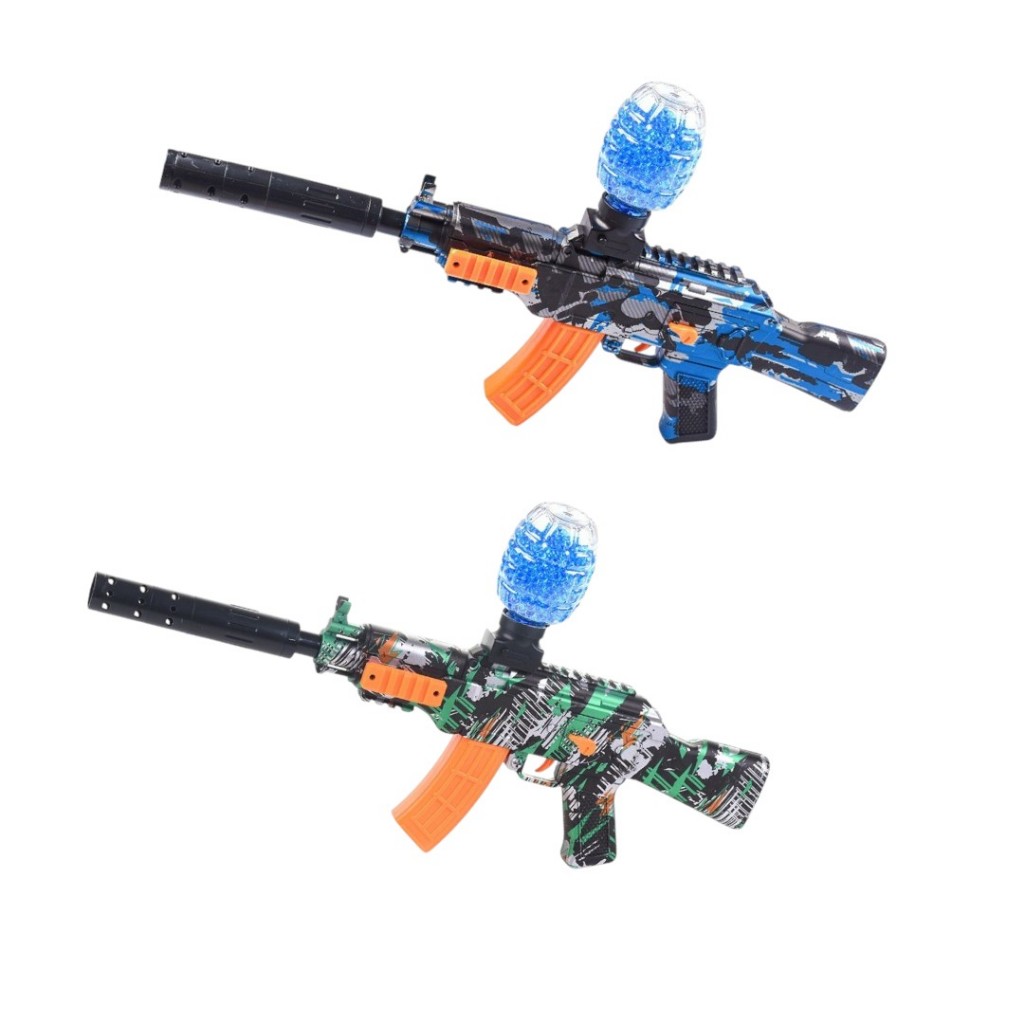Arma de Bolinha de Gel Automática Fúsil Metralhadora | Shopee Brasil