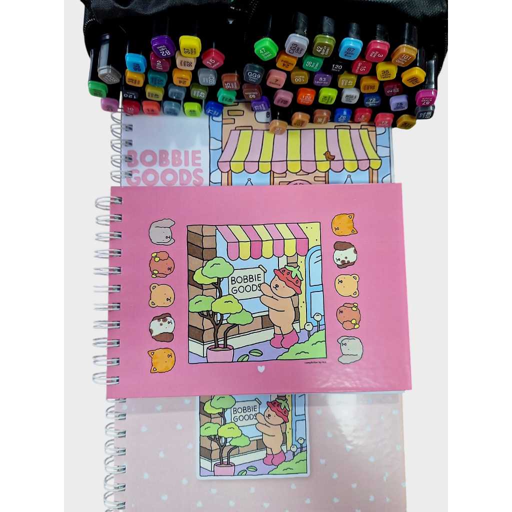 Kit Bobbie Goods Coleção 3 Livros Capa Dura + 2 Caneta Touch 24 e 36 ...