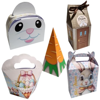 Caixinhas Tema Páscoa Coelinho - Sem Personalização em Oferta na Shopee