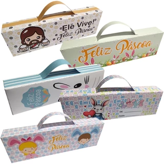 10 Caixinhas BIS no Tema Páscoa Coelhinho Jesus em Oferta na Shopee