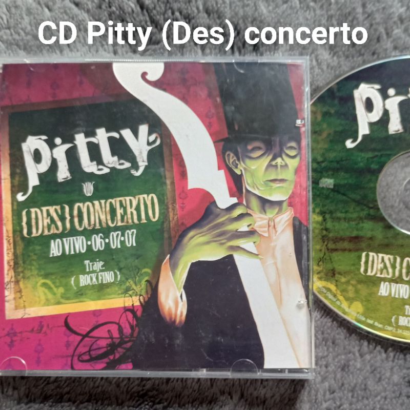 CD Pitty Desconcerto ao vivo 06-07-07 | Shopee Brasil
