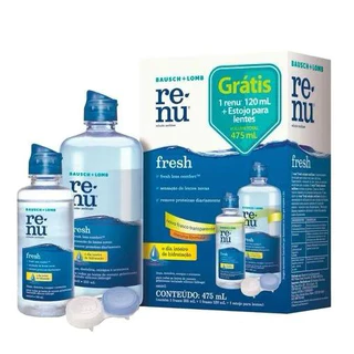 PACK RENU BAUSCH LOMB 355ML+120ML+ESTOJO DE LENTES em Oferta na Shopee