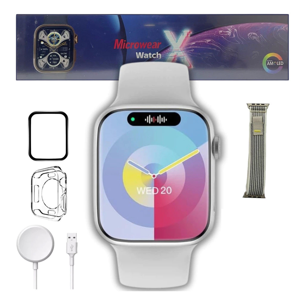 Relógio Watch X Pro Smartwatch Série 10 com Tela AMOLED | Shopee Brasil