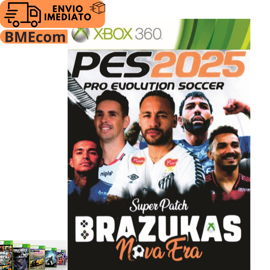 pes 2025 pro evolution soccer xbox 360 atualizado fevereiro - MIDIA ...