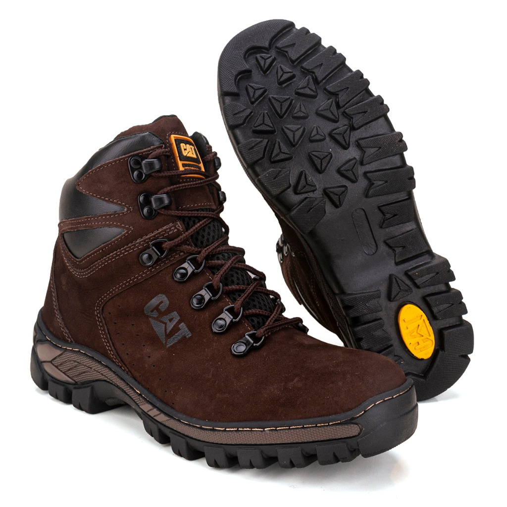 Bota Cat Exclusiva Masculina Couro Arizona Caterpillar | Shopee Brasil