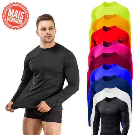 Camisa Térmica Proteção Uv 50+ Segunda Pele