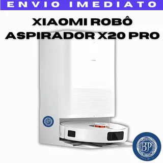 Robô Aspirador Xiaomi X20 Pro - 7000Pa, Navegação LDS, Base com Coleta de Poeira e Secagem Rápida