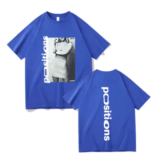 Camiseta Camisa Blusa Algodão Unissex Singer Ariana Grande Positions