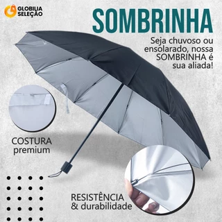 Sombrinha Grande Guarda Chuva Dobrável Abertura e fechamento manual Masculina Feminina Grande Pequeno em Oferta na Shopee