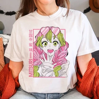Camiseta Unissex Mitsuri Kimetsu no Yaiba Demon Slayer