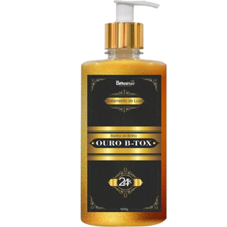 Máscara Ouro B-tox Tratamento De Luxo Bitteshair Profissiona