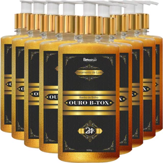 10 Máscara Ouro B-tox Tratamento De Luxo Bitteshair Profissiona