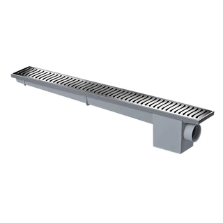 Ralo Linear Modulavel Sifonado 50cm Cinza Cromado Herc em Oferta na Shopee