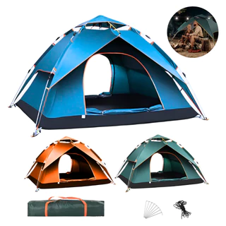 Barraca Camping 6 Pessoas Impermeável Monta Sozinha