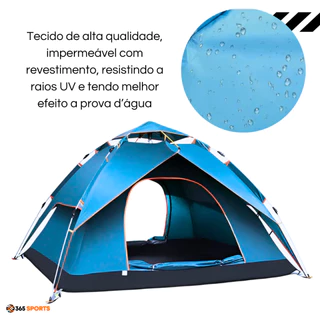 Barraca Camping Impermeável 4 ou 6 Pessoas Modelos Automática ou Manual