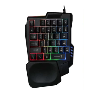 Mini Teclado Com Fio Gamer RGB LEHMOX LEY-2117