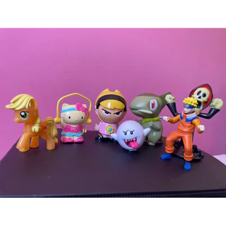Bonecos do MC Donalds Kinder Ovo Hello kitty My Little Pony Mario Luigi Naruto Pokemon Shrek