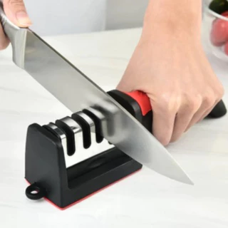 Afiador Amolador de Facas Com Base Emborrachada Faca Cerâmica em Oferta na Shopee
