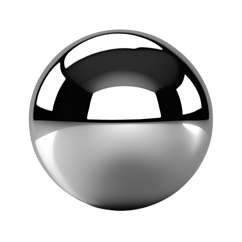 Bolim de Aço Cromado 40mm para Jogo Bocha Balim Bola cancha Intebra ...
