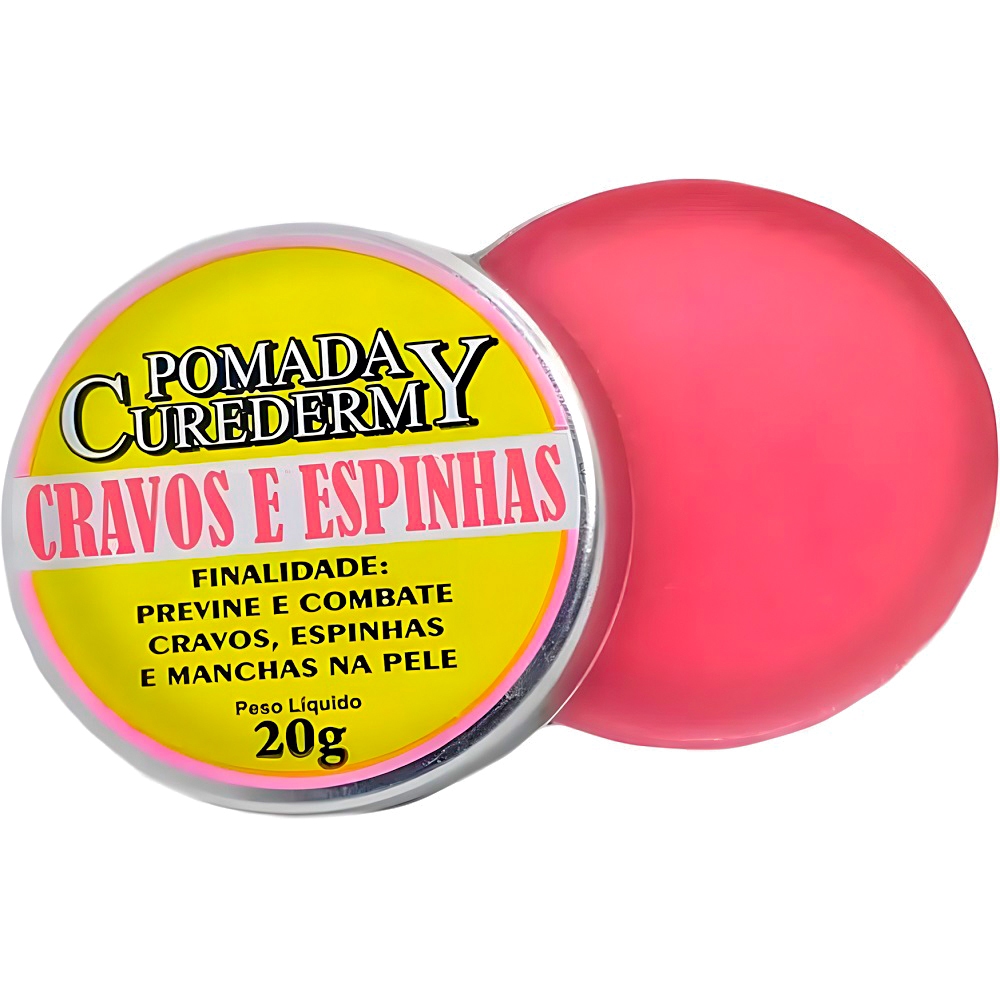 Pomada Curedermy Cravos e Espinhas Para Previnir e Combater Cravos ...