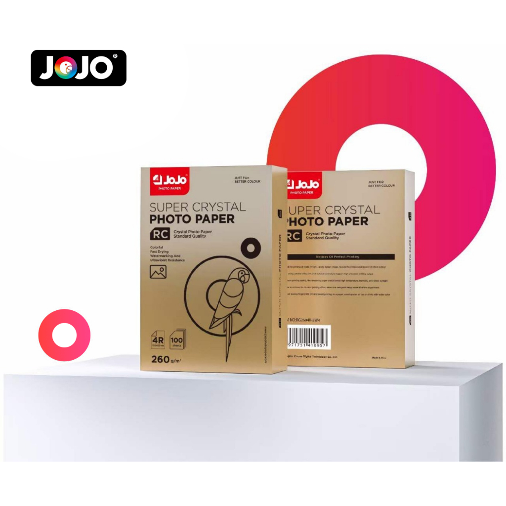 Papel Fotográfico Microporoso 260g A6 Veludo RC – 100 Folhas – JOJO