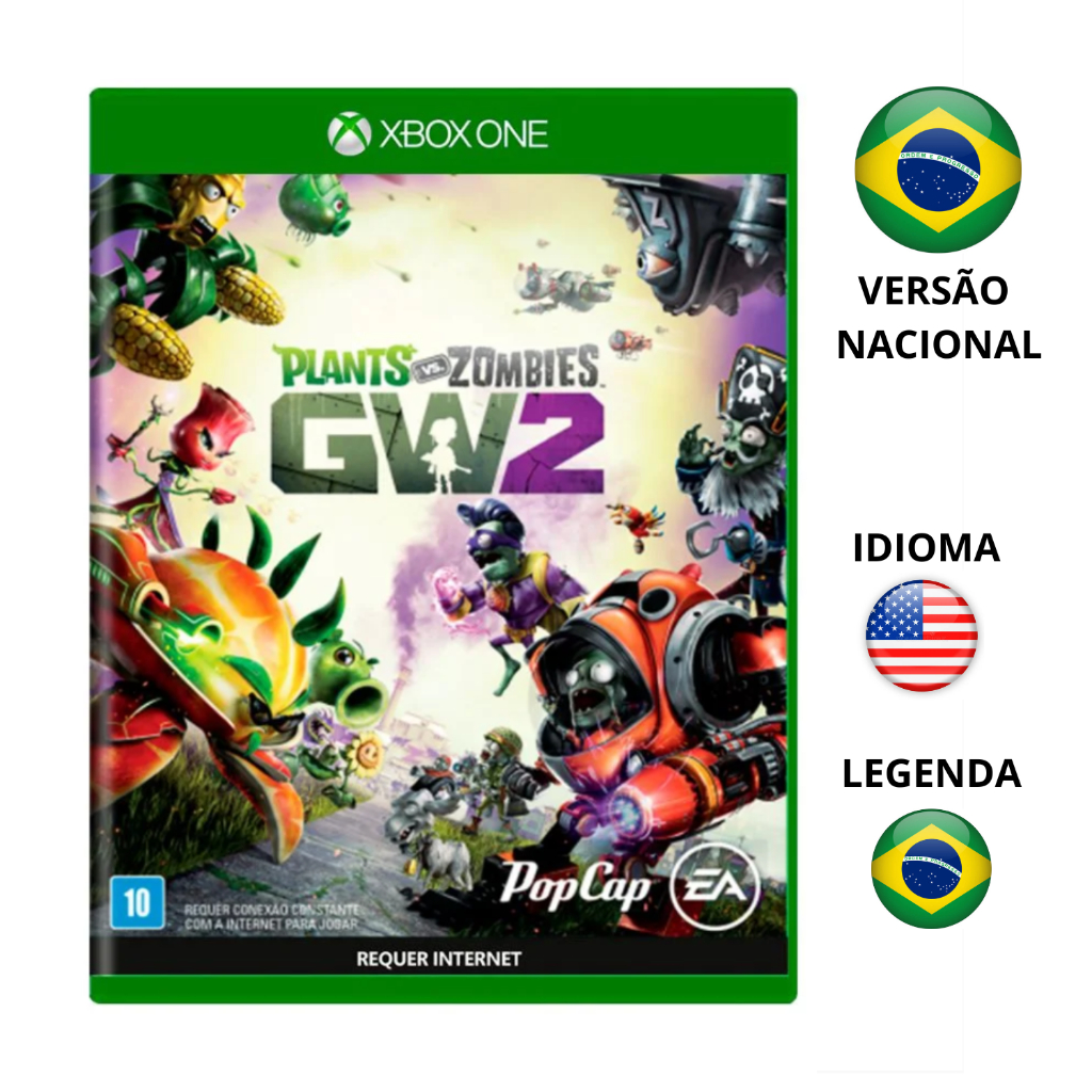Plants vs Zombies Garden Warfare 2 Xbox One Midia Fisica | Shopee Brasil