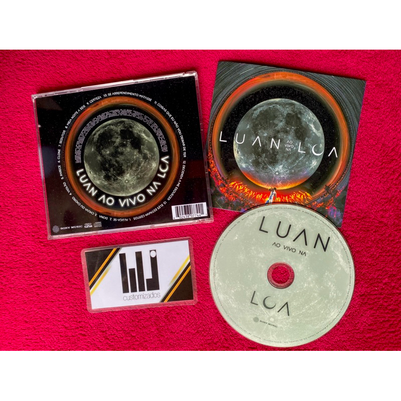 LUAN SANTANA / LUAN AO VIVO NA LUA (CD FAN MADE) | Shopee Brasil
