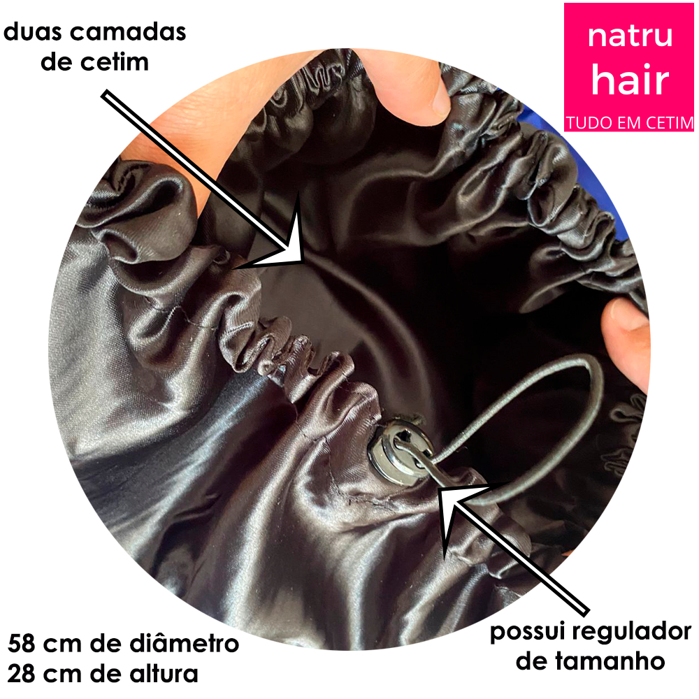 Touca de Cetim Grande em Oferta | Shopee 2026