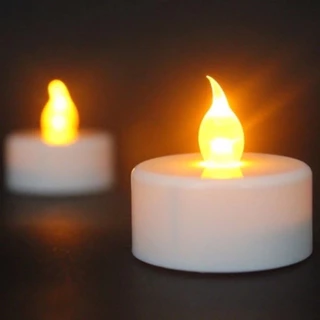 Kit 24 Velas de Led Chama Decorativas Festa Casamento Eventos Romântico