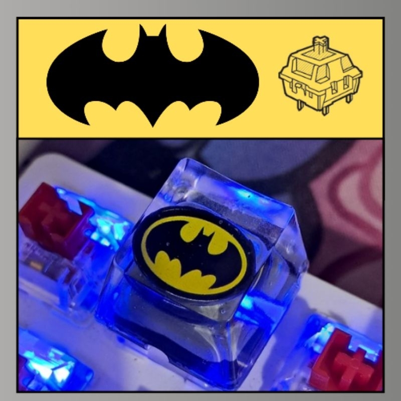 Keycap Batman - Teclado Mecânico | Shopee Brasil