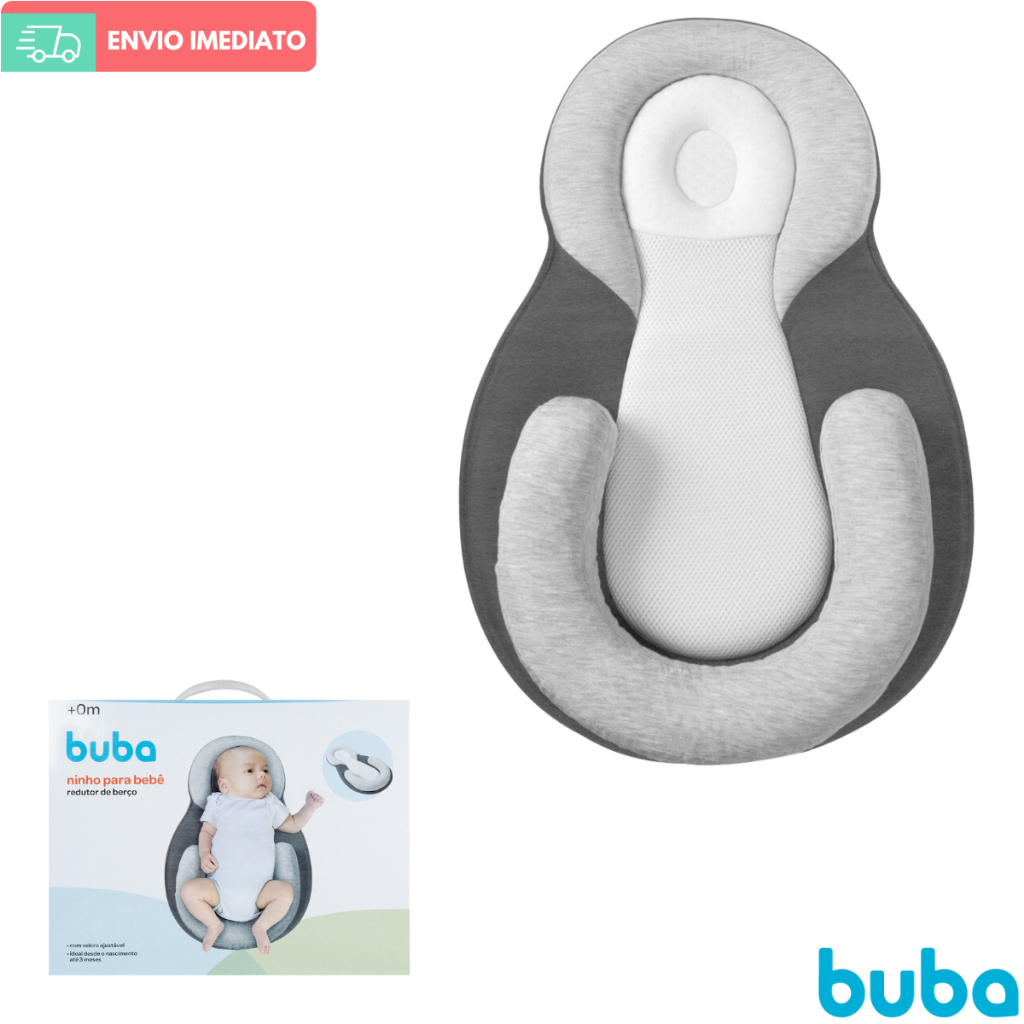 Ninho Redutor de Berço Recém Nascido Buba Ajustável | Shopee Brasil