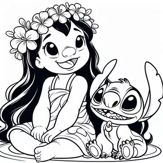 Desenhos para colorir Lillo Stitch - 30 Folhas A4 em Oferta na Shopee