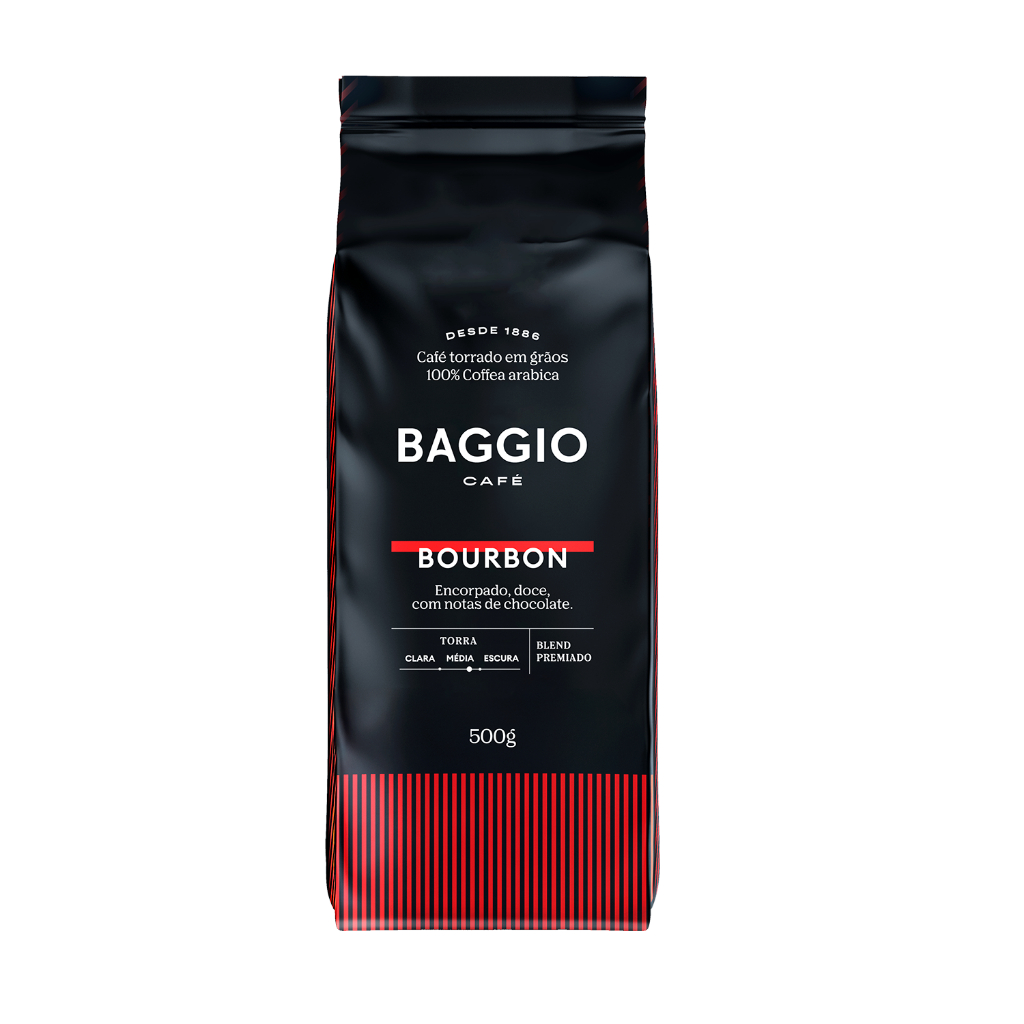 Baggio Café Bourbon Espresso Grão 500g