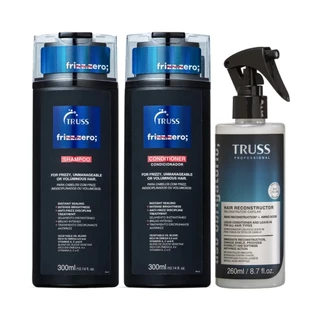 Kit Truss Shampoo Condicionador Frizz Zero + Uso Obrigatório