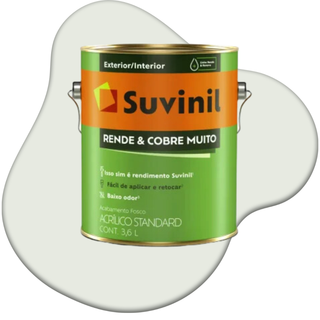 Tinta Rende Cobre Muito Cor Gelo Suvinil | Shopee Brasil