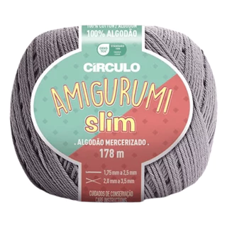 Fio Amigurumi Slim Circulo Com 178m 70g 100% Algodão em Oferta na Shopee