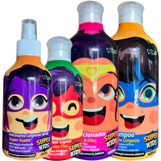 Kit Super Kids Capilar Suave Fragrance e Hidratante Maciez e Cuidado