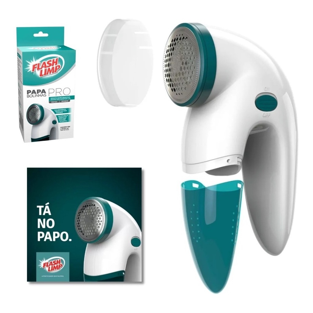 Papa Bolinhas Flash Limp Pro a pilha portátil remove bolinhas das ...