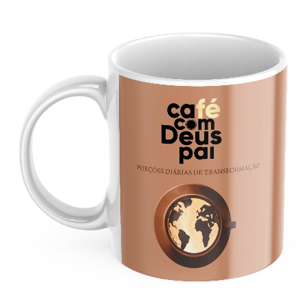 Caneca Café com Deus Pai Com Nome Modelos Diversos Cristã Evangélico ...