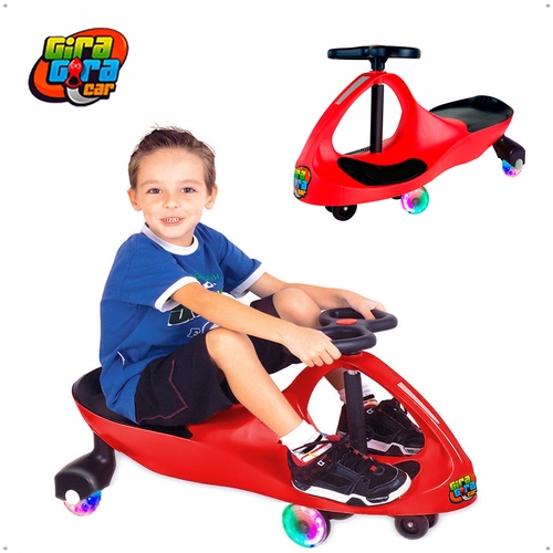Carrinho Rolima Gira Gira Car 360 Com Led Passeio Infantil Suporta ...