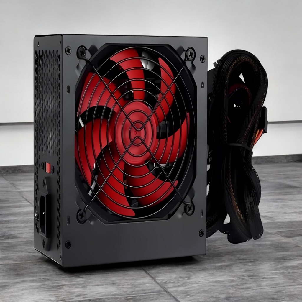 Fonte 500w Bivolt Atx Pc Fortrek Crusader Cooler 12cm Cor Preto Silenciosa