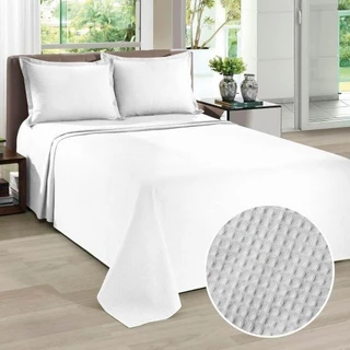 Colcha de Cama Piquet Serrano Casal Queen 2,50 X 2,40 - 70% Algodão e 30% Poliéster - ENVIO IMEDIATO