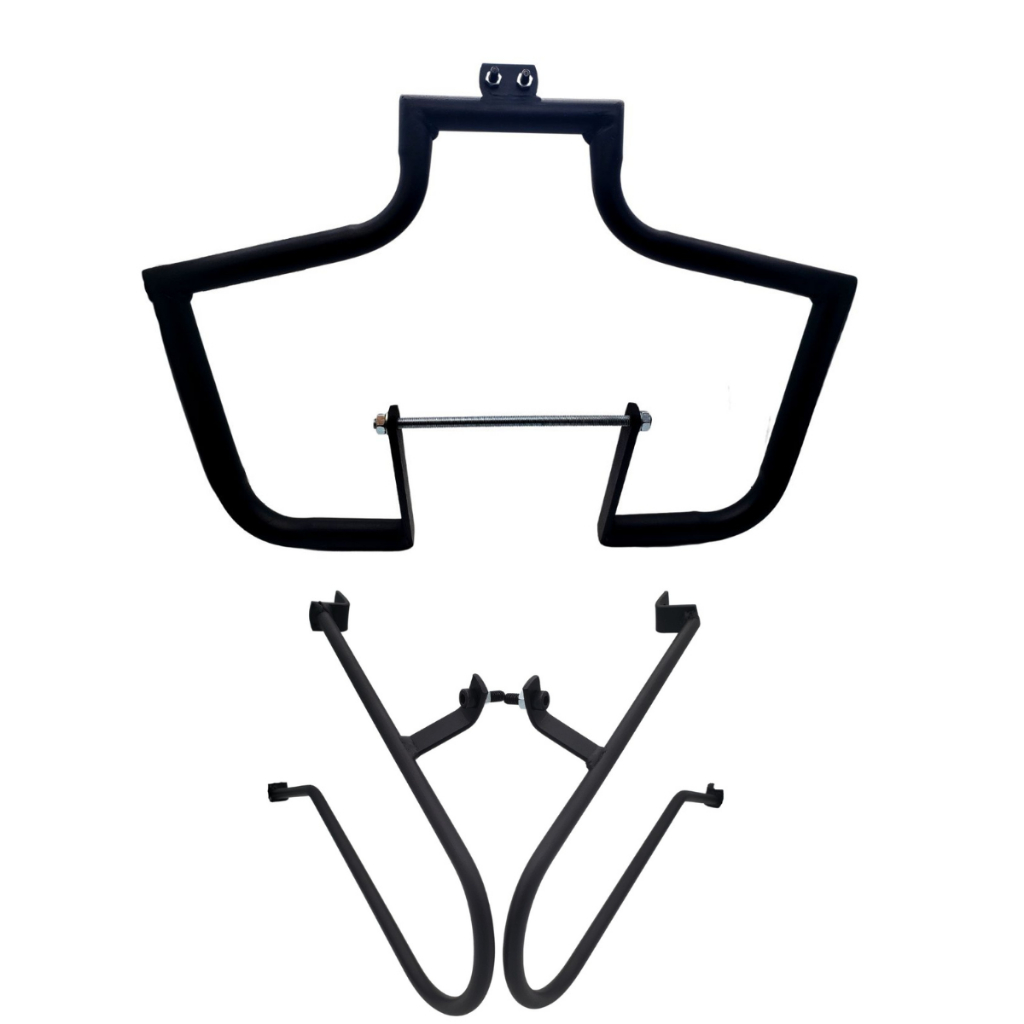 Protetor Motor Mata Cachorro Com Afastador Alforges Royal Enfield Meteor 350